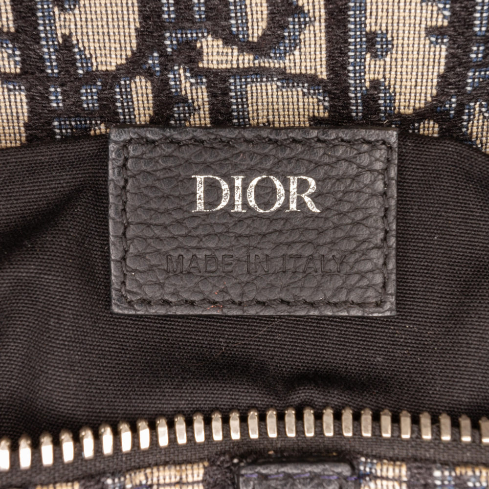 Pre-Loved Dior Oblique Canvas Saddle Crossbody - Picture 6 of 11